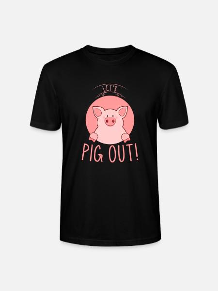 Varken, varkens, varkensboer - Stanley/Stella Uniseks bio-T-shirt CRAFTER - zwart