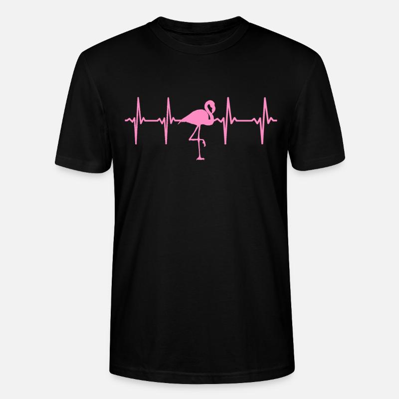 FLAMINGO - Stanley/Stella Unisex Bio-T-Shirt CRAFTER - Schwarz