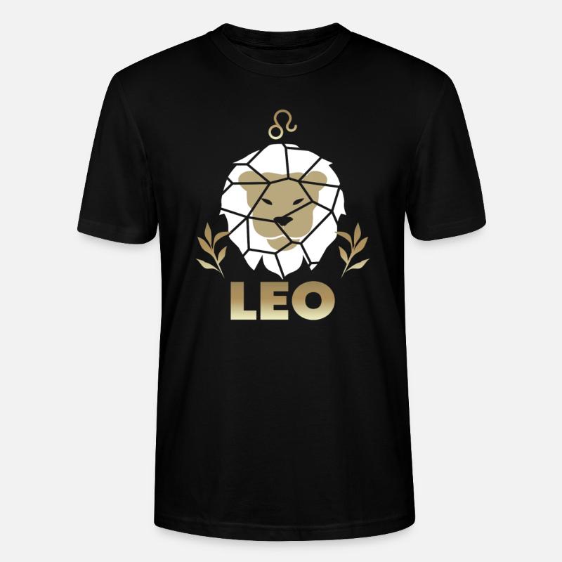 Leo-Status - Stanley/Stella Unisex Bio-T-Shirt CRAFTER - Schwarz