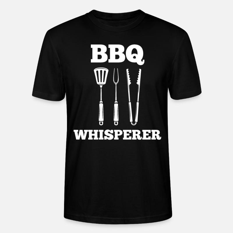 BBQ Whisperer - Stanley/Stella Unisex Bio-T-Shirt CRAFTER - Schwarz
