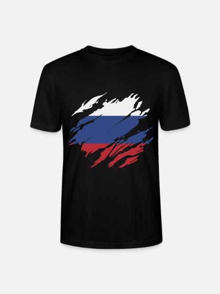 original Russian - Stanley/Stella CRAFTER Unisex Organic T-Shirt - black