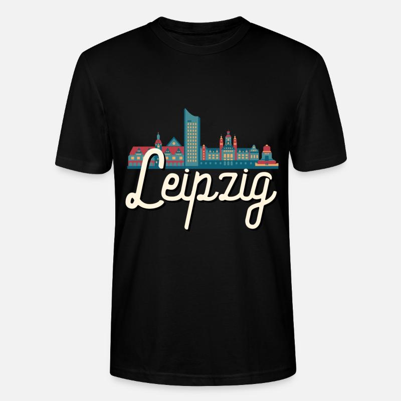 Leipzig - Stanley/Stella Unisex Bio-T-Shirt CRAFTER - Schwarz