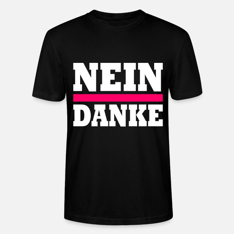 Nein danke - Stanley/Stella Unisex Bio-T-Shirt CRAFTER - Schwarz
