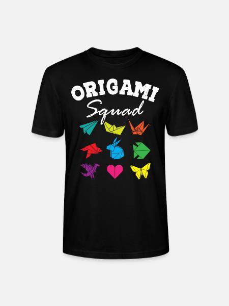 Origami Squad - Stanley/Stella CRAFTER Unisex Organic T-Shirt - black