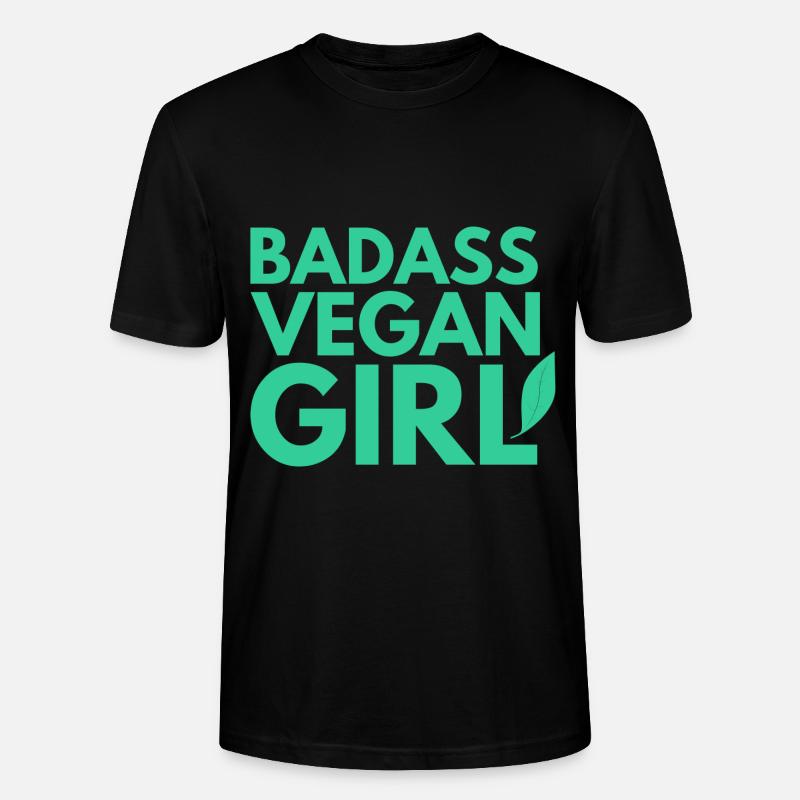 Badass Veganes Mädchen - Stanley/Stella Unisex Bio-T-Shirt CRAFTER - Schwarz