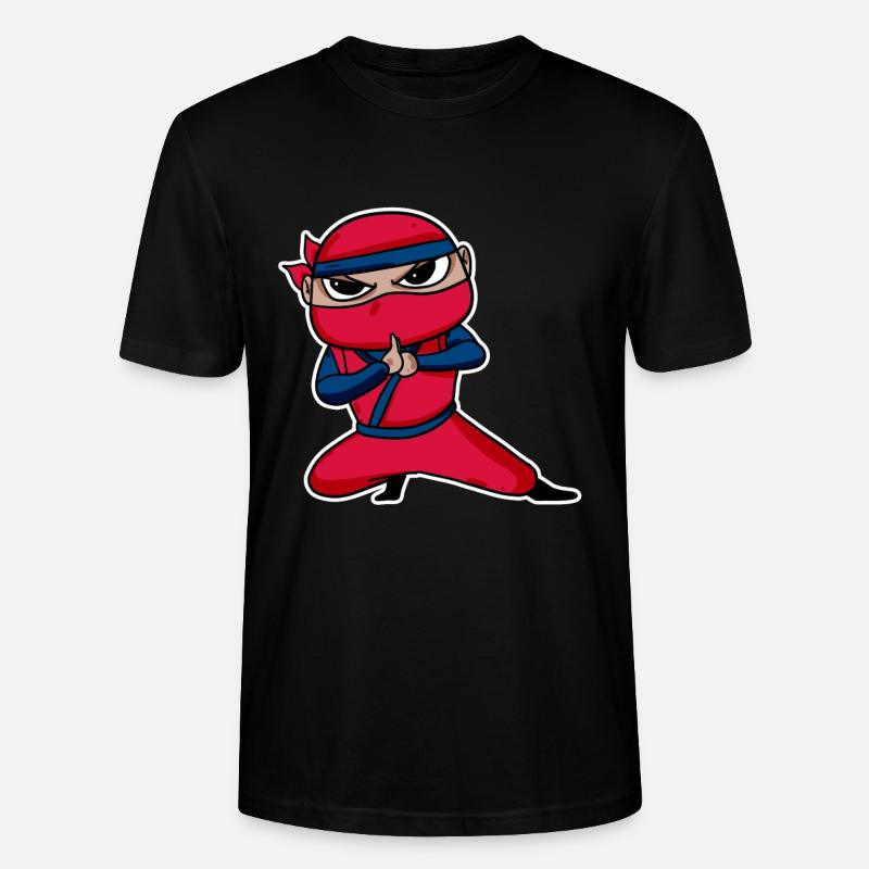 Ninja - Stanley/Stella Unisex Bio-T-Shirt CRAFTER - Schwarz