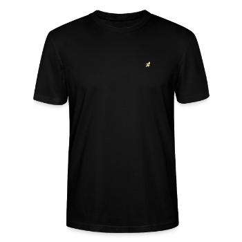 Banana? - T-shirt bio CRAFTER Stanley Stella Unisexe - noir - Devant - Alina (178cm) & Michal (187cm)