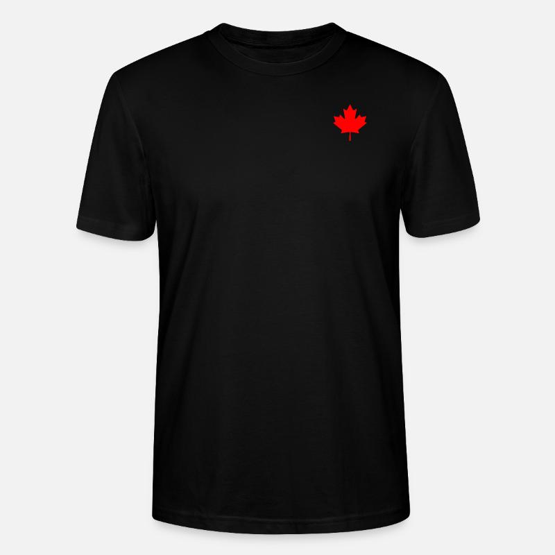 Feuille d’érable Canada - T-shirt bio CRAFTER Stanley Stella Unisexe - noir