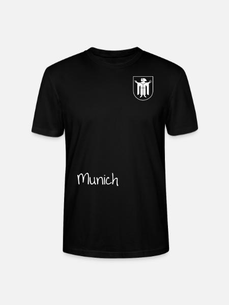 Munich München Wappen - Stanley/Stella Unisex Bio-T-Shirt CRAFTER - Schwarz