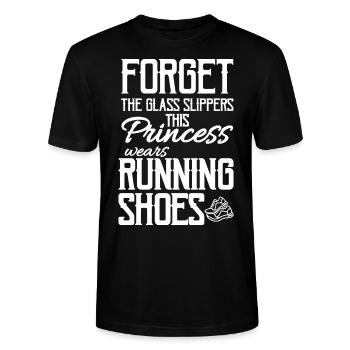 Running - Stanley/Stella Unisex Bio-T-Shirt CRAFTER - Schwarz - Vorne - Alina (178cm) & Michal (187cm)