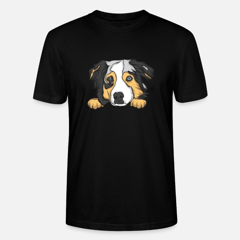 Australian Shepherd - Stanley/Stella Unisex Bio-T-Shirt CRAFTER - Schwarz