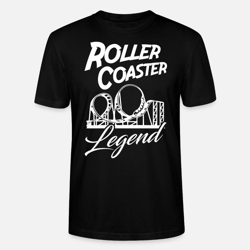 Roller Coaster Legend - Stanley/Stella Unisex Bio-T-Shirt CRAFTER - Schwarz