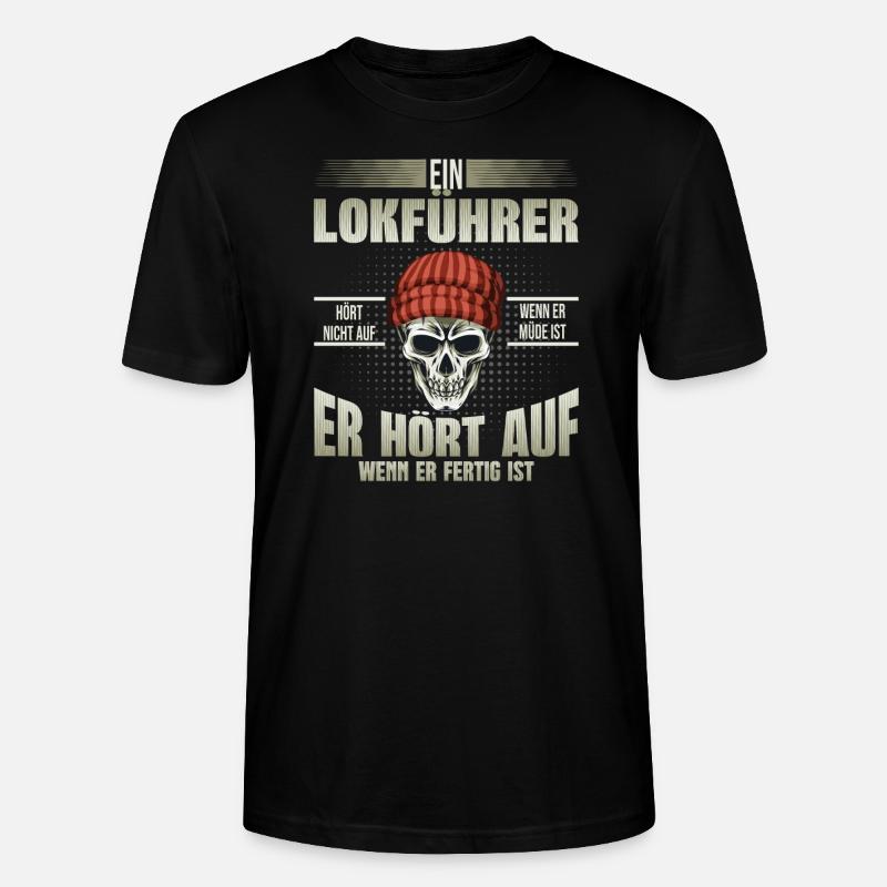 Lokführer - Stanley/Stella Unisex Bio-T-Shirt CRAFTER - Schwarz