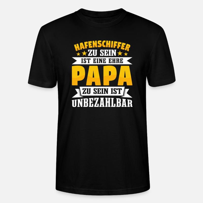Hafenschiffer - Stanley/Stella Unisex Bio-T-Shirt CRAFTER - Schwarz