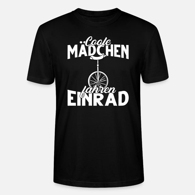 Einrad - Stanley/Stella Unisex Bio-T-Shirt CRAFTER - Schwarz