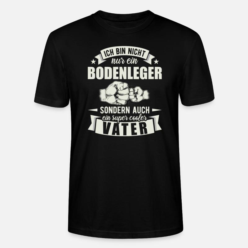 Bodenleger - Stanley/Stella Unisex Bio-T-Shirt CRAFTER - Schwarz