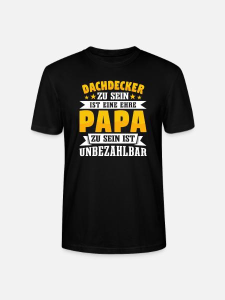 Dachdecker - Stanley/Stella Unisex Bio-T-Shirt CRAFTER - Schwarz