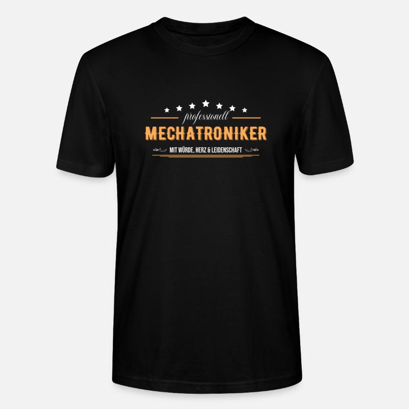 Mechatroniker - Stanley/Stella Unisex Bio-T-Shirt CRAFTER - Schwarz