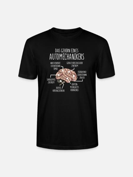 Automechaniker Anatomie - Stanley/Stella Unisex Bio-T-Shirt CRAFTER - Schwarz