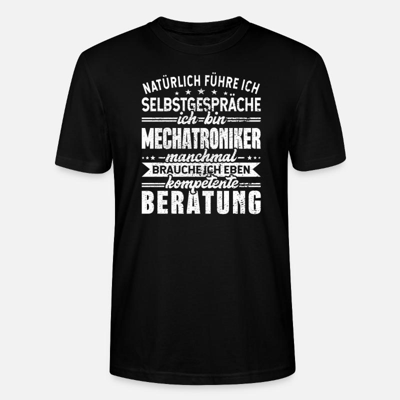 Mechatroniker - Stanley/Stella Unisex Bio-T-Shirt CRAFTER - Schwarz