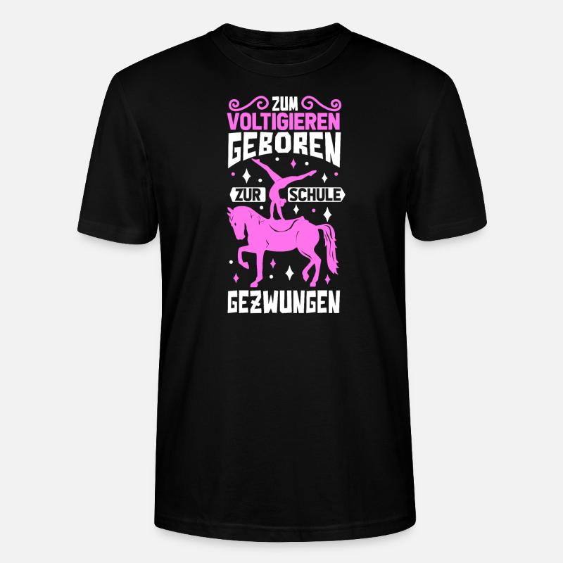 Voltigieren - Stanley/Stella Unisex Bio-T-Shirt CRAFTER - Schwarz
