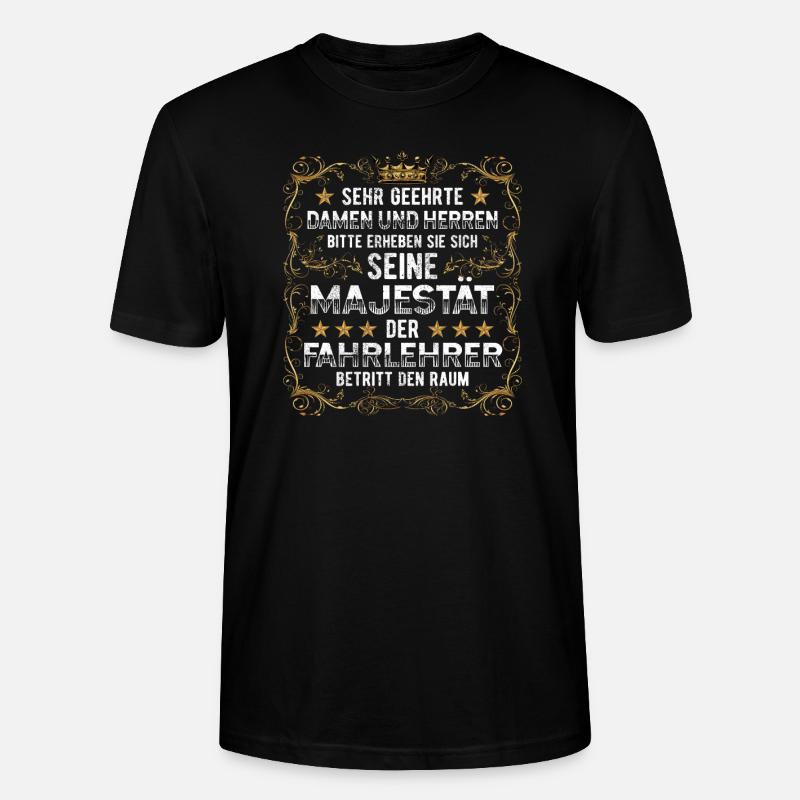 Fahrlehrer - Stanley/Stella Unisex Bio-T-Shirt CRAFTER - Schwarz