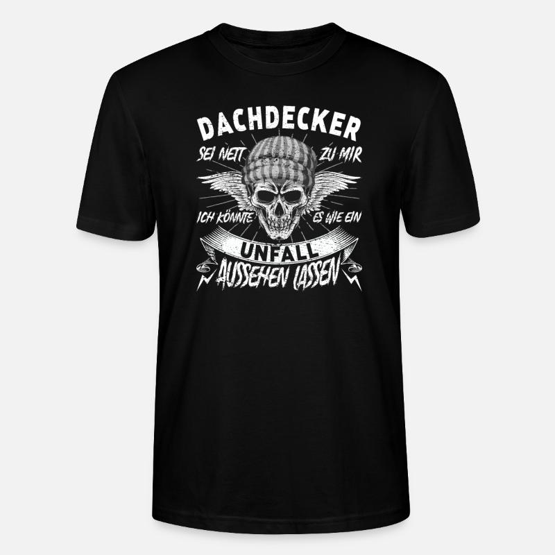 Dachdecker - Stanley/Stella Unisex Bio-T-Shirt CRAFTER - Schwarz