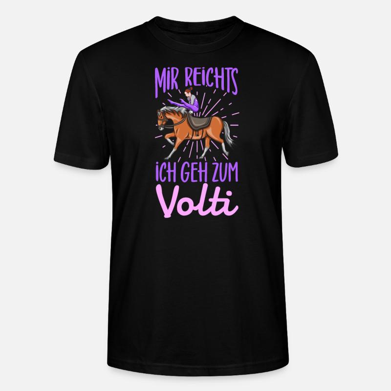 Voltigieren - Stanley/Stella Unisex Bio-T-Shirt CRAFTER - Schwarz