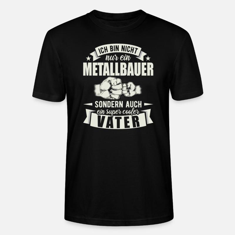 Metallbauer - Stanley/Stella Unisex Bio-T-Shirt CRAFTER - Schwarz
