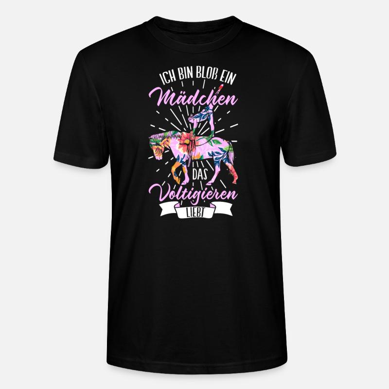 Voltigieren - Stanley/Stella Unisex Bio-T-Shirt CRAFTER - Schwarz