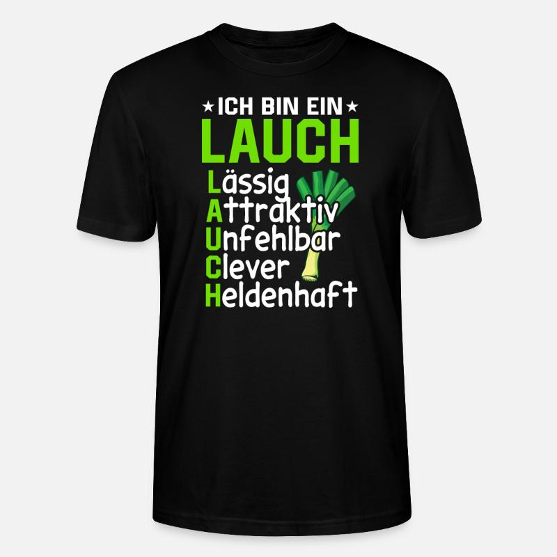 Lauch - Stanley/Stella Unisex Bio-T-Shirt CRAFTER - Schwarz