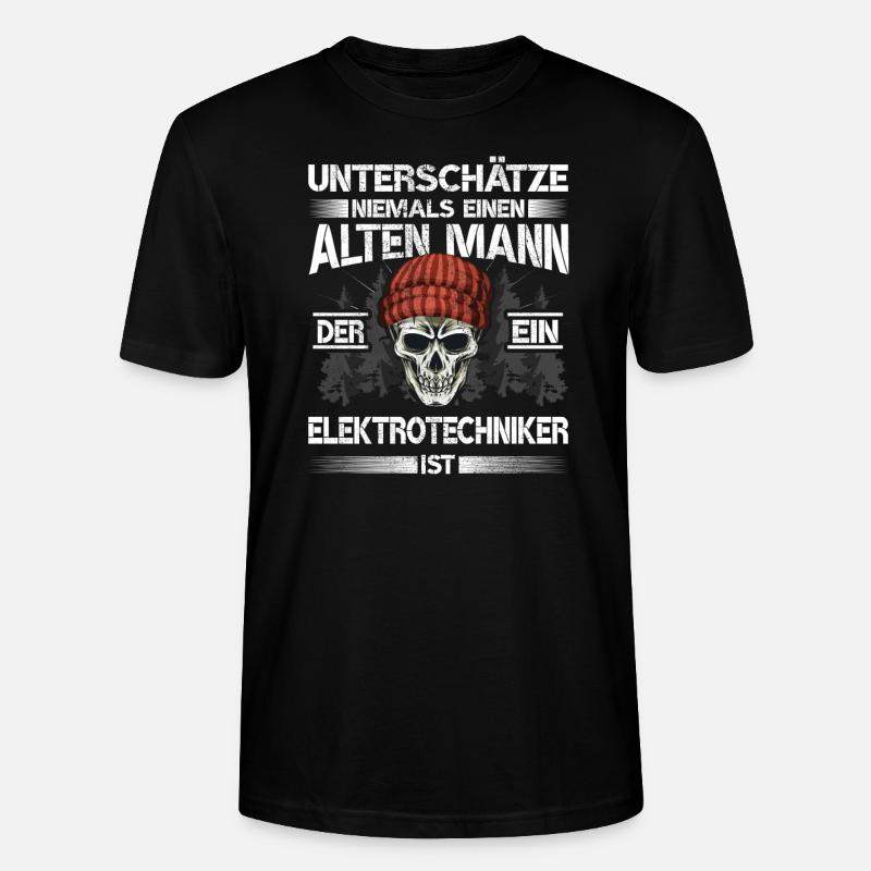 Elektrotechniker - Stanley/Stella Unisex Bio-T-Shirt CRAFTER - Schwarz