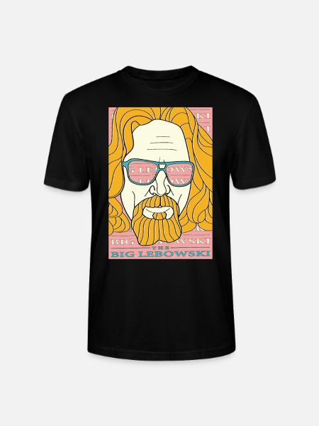The Big Lebowski - Dude - Stanley/Stella CRAFTER Unisex Organic T-Shirt - black