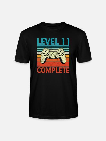 Level 11 Complete - Stanley/Stella CRAFTER Unisex Organic T-Shirt - black