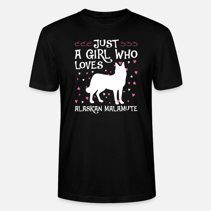 Alaska Malamute Chiens Cadeaux - T-shirt bio CRAFTER Stanley Stella Unisexe - noir