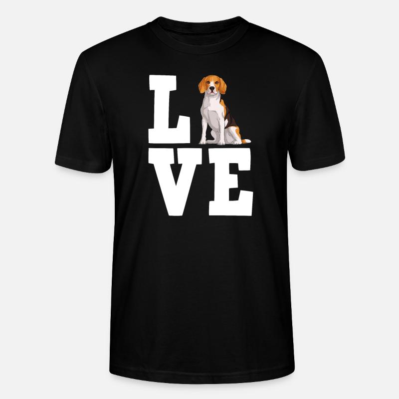Beagle Chiens Cadeaux - T-shirt bio CRAFTER Stanley Stella Unisexe - noir