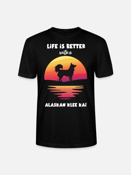 Alaskan Klee Kai - Stanley/Stella Unisex Bio-T-Shirt CRAFTER - Schwarz