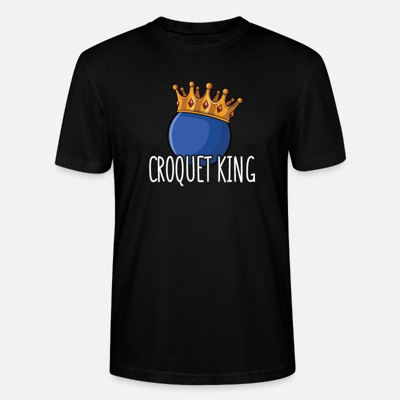 Croquet - Stanley/Stella Unisex Bio-T-Shirt CRAFTER - Schwarz