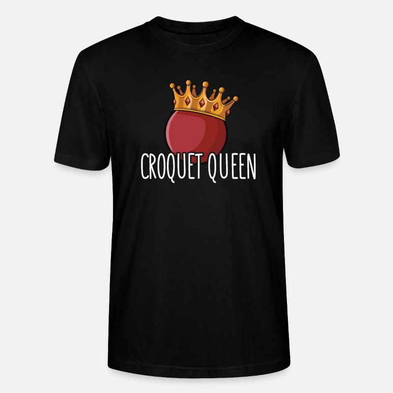 Croquet - Stanley/Stella Unisex Bio-T-Shirt CRAFTER - Schwarz