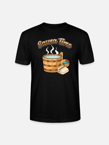 Sauna - Stanley/Stella Unisex Bio-T-Shirt CRAFTER - Schwarz