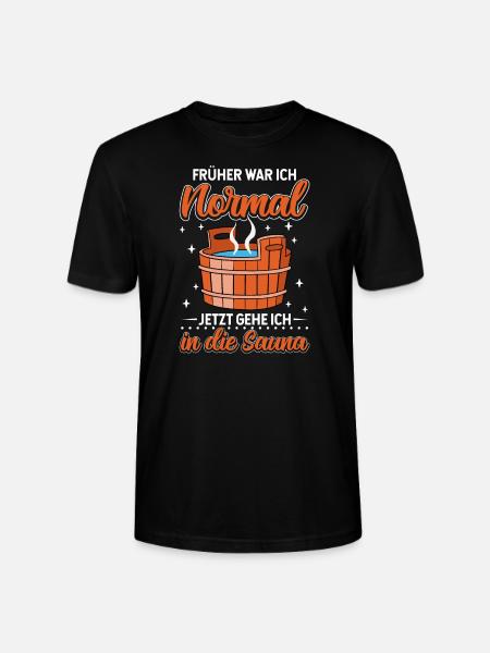 Sauna - Stanley/Stella Unisex Bio-T-Shirt CRAFTER - Schwarz