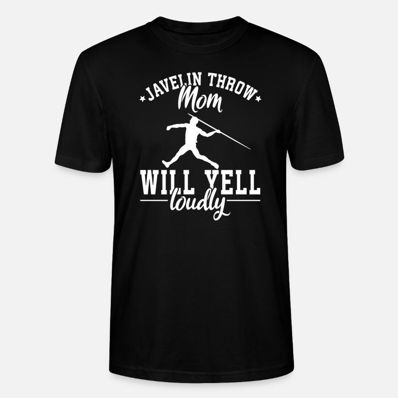 Speerwurfstrecker Leichtathletik Speerwerfer - Stanley/Stella Unisex Bio-T-Shirt CRAFTER - Schwarz