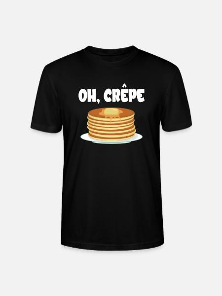Pancakes - Stanley/Stella CRAFTER Unisex Organic T-Shirt - black