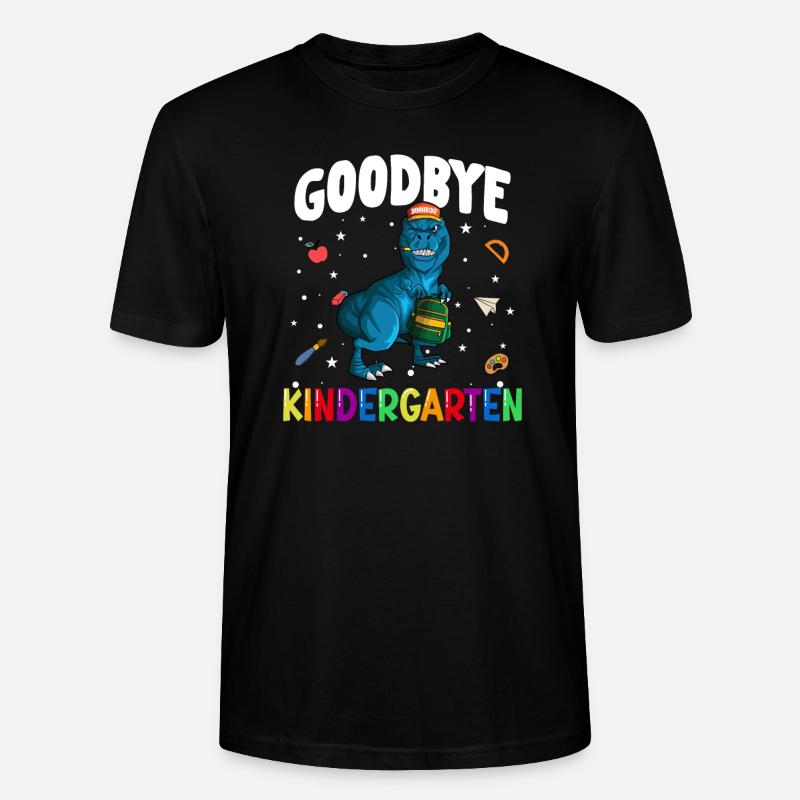 Goodbye Kindergarten - Stanley/Stella Unisex Bio-T-Shirt CRAFTER - Schwarz