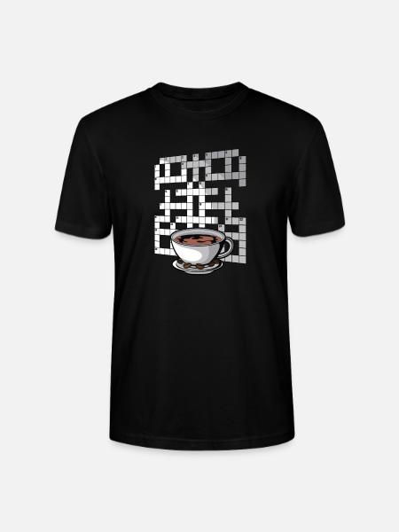 Solve crossword puzzles - Stanley/Stella CRAFTER Unisex Organic T-Shirt - black