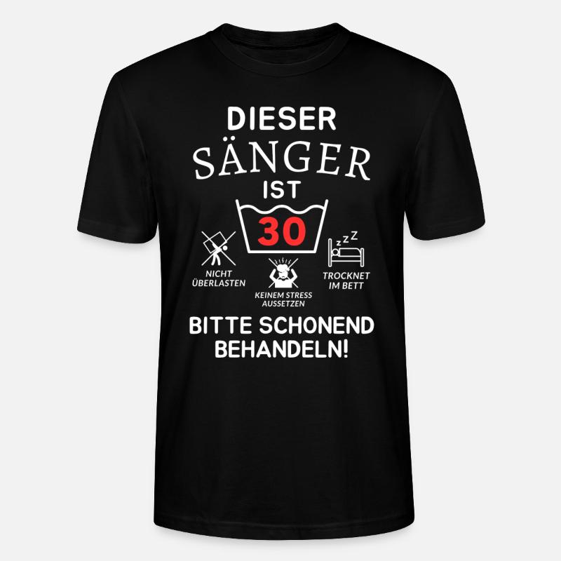 Cette chanteuse a 30 ans. - T-shirt bio CRAFTER Stanley Stella Unisexe - noir
