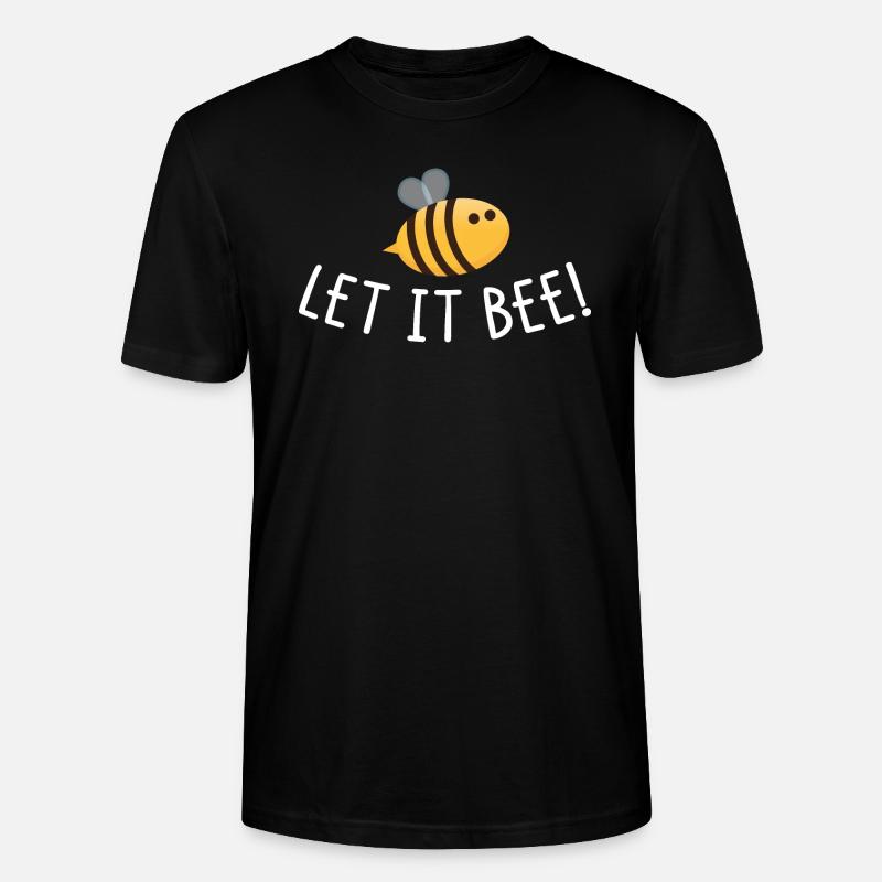 Let it bee - T-shirt bio CRAFTER Stanley Stella Unisexe - noir