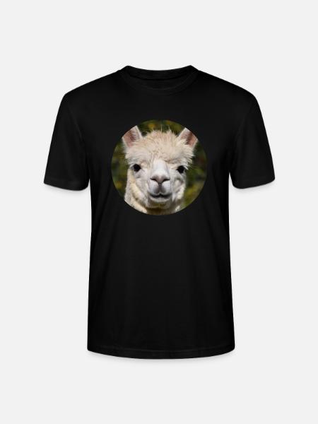 Lama - Stanley/Stella Unisex Bio-T-Shirt CRAFTER - Schwarz