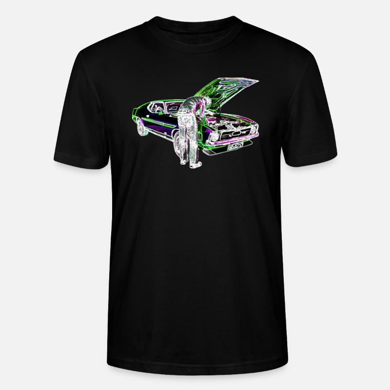 Schrauber Iinvert - Stanley/Stella Unisex Bio-T-Shirt CRAFTER - Schwarz