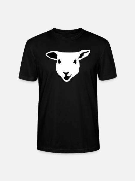 sheep, lamb - Stanley/Stella CRAFTER Unisex Organic T-Shirt - black
